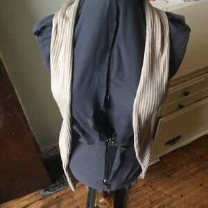 Lane Bryant crochet loose weave sweater vest